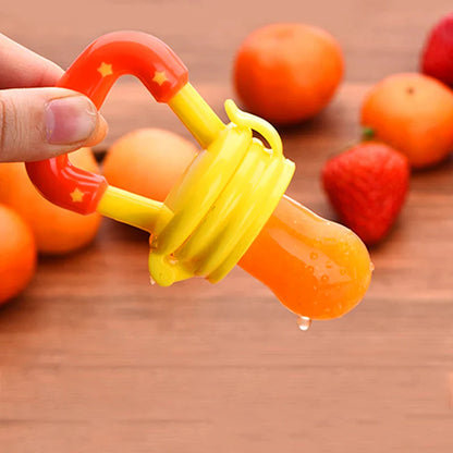 Baby Solid Baby Fruit Pacifier Fresh Fruit Feeder Infant Teething Toy Nibbler Teether Pacifier Safe Silicone Pacifier