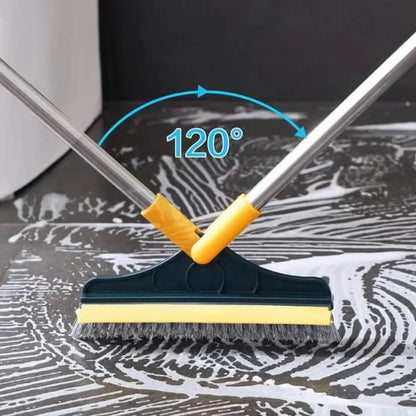 Bathroom Long Handle Brush Bristles Floor Ceramic Tile Wall Seam Scrub Toilet Bath Cleaning Tool