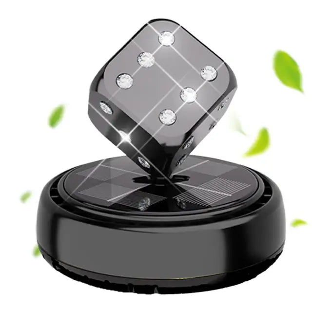 Dice-Shaped Car Dashboard Solar Freshener