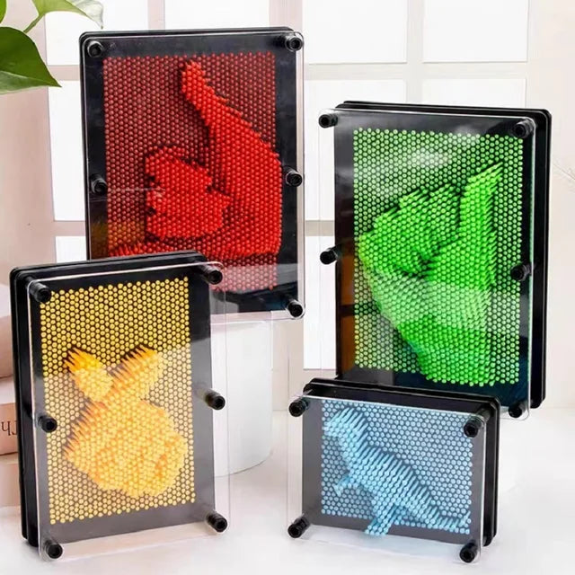 3D Pin Art Board Clone Hand Model Clone Pin Model DIY Toy Pin Screen Needle Painting Board Clone Pin Art Decoration