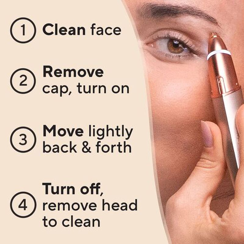 Flawless Finishing Touch Eyebrows Hair Remover (cell Operated)