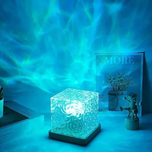 Crystal Lamp Water Ripple Night Lamp